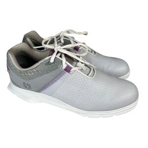 FootJoy Pro SL 98146 Women's Golf Shoes White Gray Lilac Size 8